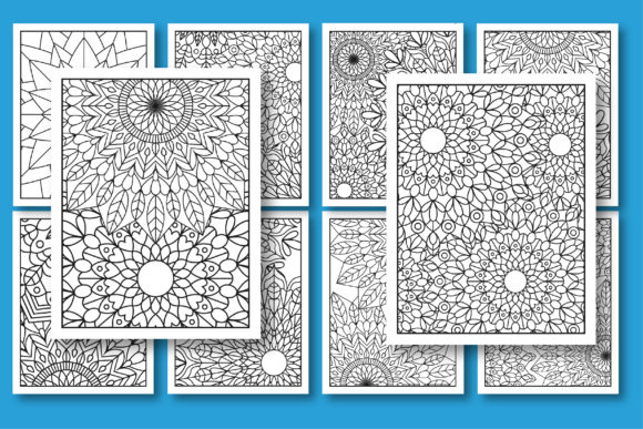 10 Pages of Mandala Coloring Pages KDP