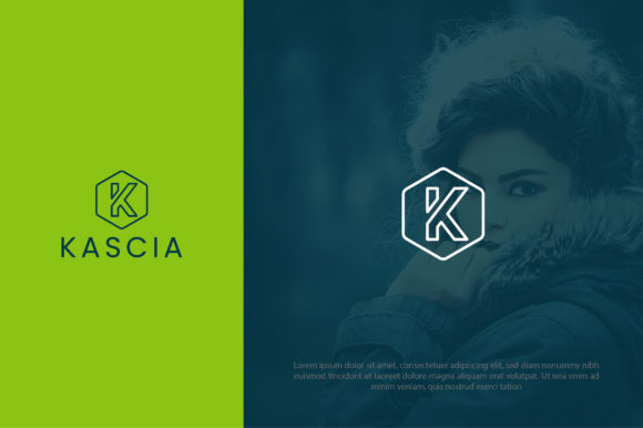 K Line Art Logo Design