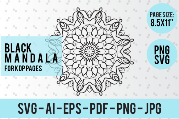 Mandala Kdp Interior for Kids - 006