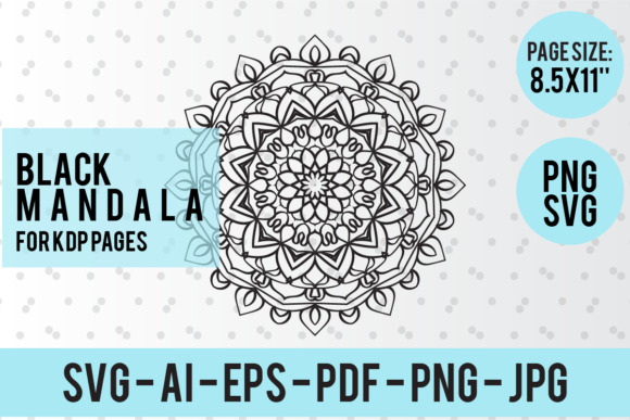 Mandala Kdp Interior for Kids - 008