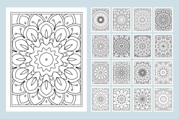 Mandala Pattern Vector KDP Interior