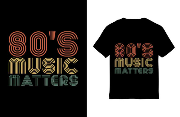 Music T-Shirt Design Graphics for Local Business Branding